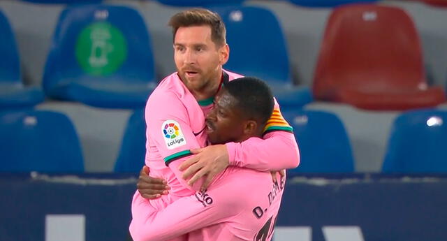 En primera: Lionel Messi y su golazo de bolea que pone al Barcelona puntero en LaLiga El Popular