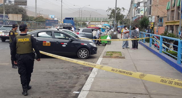Ventanilla: Sicario asesina a taxista de 5 balazos en paradero Colibrí El Popular