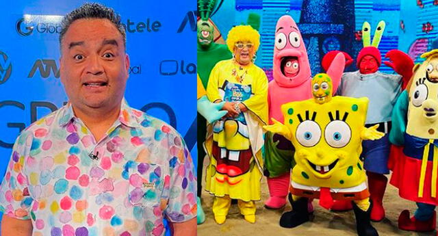 Jorge Benavides prepara divertido sketch de Bob Esponja El Popular