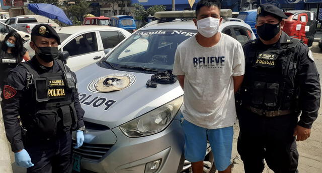 SJL: PNP captura a sujeto que disparó a quemarropa a hombre al interior de un mercado El Popular