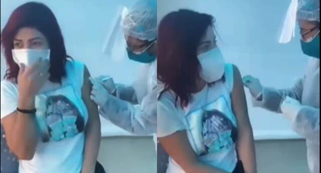 Milena Zárate recibe vacuna contra el coronavirus por tener tener 'enfermedad rara'