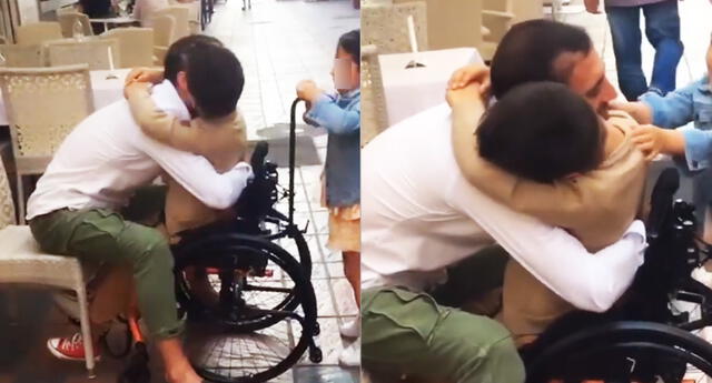 Antonio Pavón se conmueve hasta las lágrimas por tierno abrazo que le da Antoñito [VIDEO]