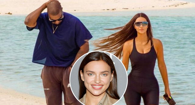 Kanye West e Irina Shayk son captados de vacaciones tras anunciar su divorcio con Kim Kardashian El Popular