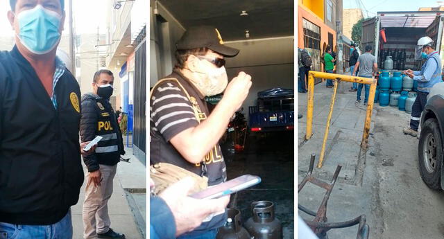 SJL: dueños de negocio denuncian irregular operativo policial en su local de venta de gas El Popular