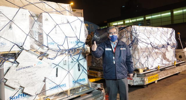 Más vacunas para el Perú: este jueves arribaron 497 mil 250 dosis de Pfizer El Popular