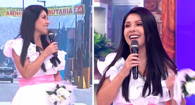 Tula Rodríguez se emocionó al revivir su quinceañero.