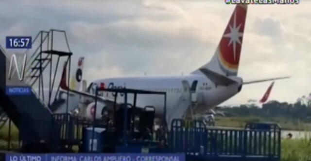 Fallece hombre de 45 años que convulsionó dentro de un avión en Iquitos El Popular