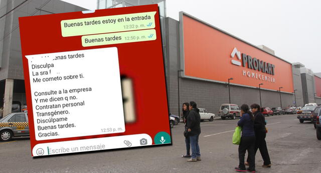 VMT: hombre transgénero denunció discriminación en Promart tras postular a empleo El Popular
