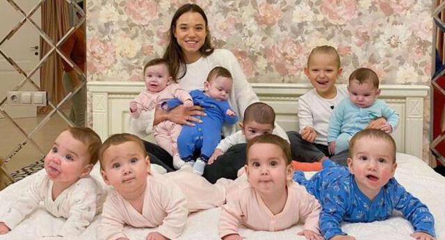 Mujer de 23 años es madre de 11 hijos y desea tener 100 para formar la familia más grande del mundo El Popular