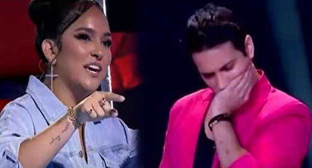 Daniela Darcourt no le gustó la presentación de Jean Paul y termina siendo eliminado de La Voz Perú.