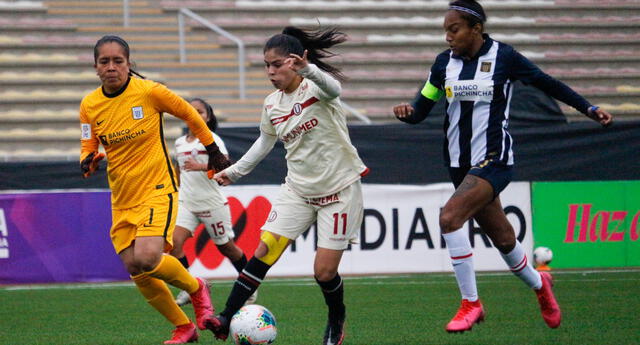 Clásico de la Liga Femenina de fútbol terminó empatado El Popular