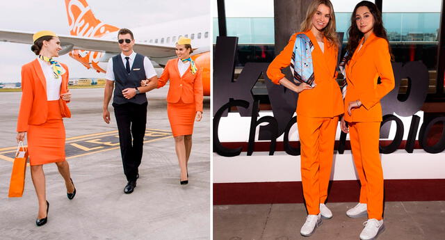 Aerolínea cambia uniformes de aeromozas por pantalón y zapatillas: “Es una visión revolucionaria” El Popular