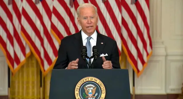 Joe Biden dio una conferencia de prensa sobre las acciones que tomará el gobierno frente a la crítica situación en Afganistán.