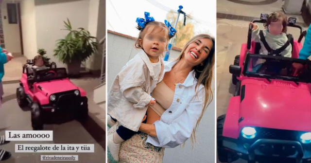 Korina Rivadeneira está más que feliz con el regalo que le hizo su familia a su bebé.