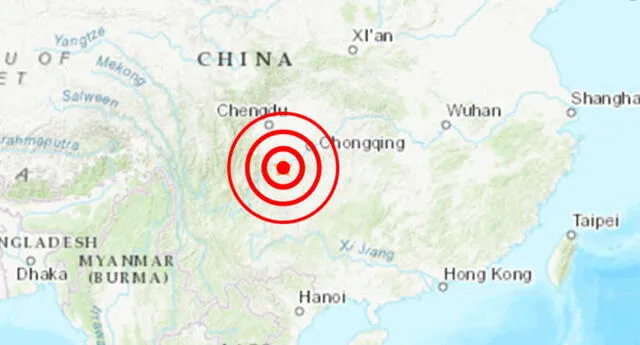 El foco del temblor se localizó a una profundidad de 10 kilómetros.
