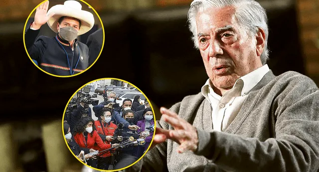 Se ratifica. Mario Vargas Llosa dice que la libertad de expresión ha sido recortada en el Perú.