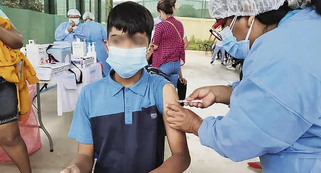 Todavía. Minsa no autoriza aún la vacunación de menores. Foto: difusión