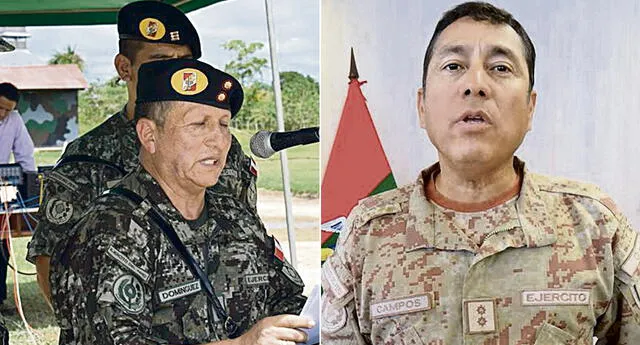 Los generales de brigada Julio Domínguez Pasco y Marco Campos Gerónimo sostienen que cuentan con evidencias de anomalías en el proceso de ascenso de grado