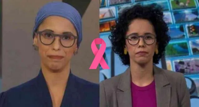 Brasil: periodista de GloboNews revela en vivo que fue diagnosticada con cáncer de mama.