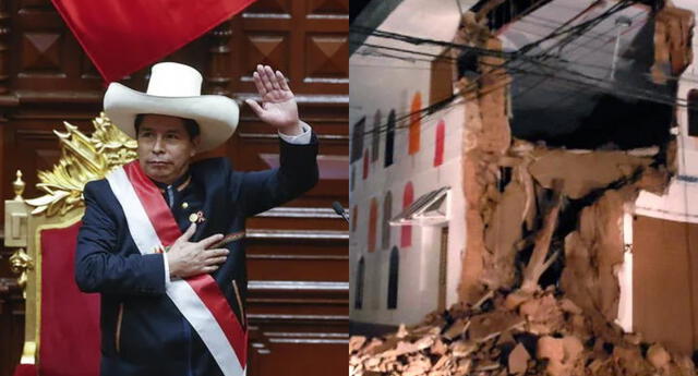 Pedro Castillo se pronuncia sobre terremoto en Amazonas y las redes sociales le dicen de todo.