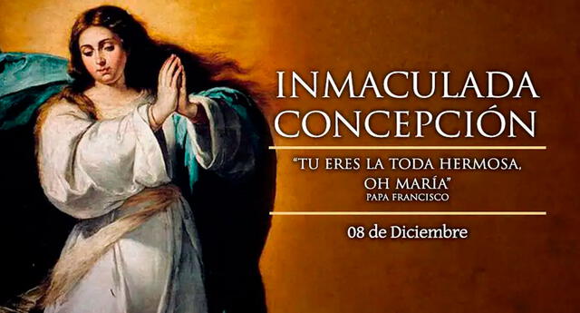 El próximo 8 de diciembre  será declarado un día feriado por el Día de la Inmaculada Concepción.