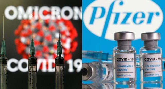 Vacuna Pfizer sería efectiva contra variante ómicron con tres dosis.