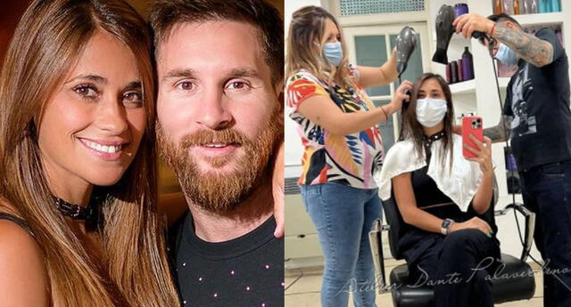 Mira cómo quedó la esposa de Messi tras cambio de look.