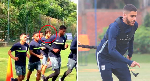 Beto da Silva hace su aparición en los entrenamientos de Alianza Lima.