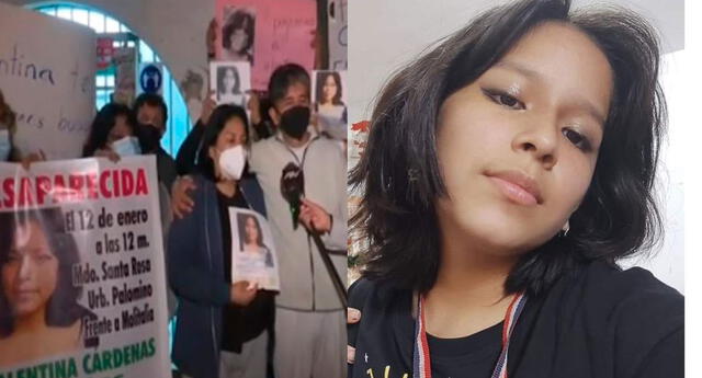 Familia hace vigilia por la desaparición de Valentina Cárdenas