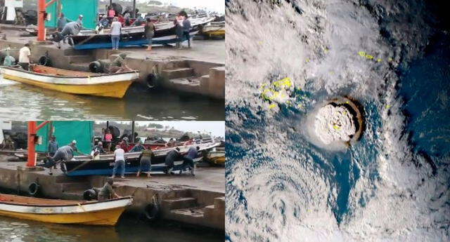 Precaución. Chile alerta de posible “tsunami menor” en Isla de Pascua tras erupción en Tonga.