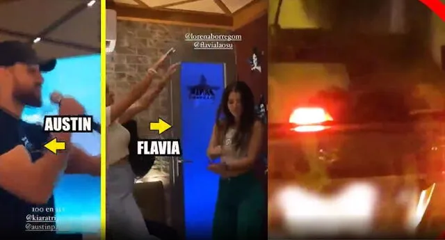 Flavia Laos y Austin Palao son ampayados besándose dentro de un auto