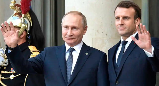 Vladimir Putin y Emmanuel Macron conversaron este lunes para mediar la guerra en Ucrania.