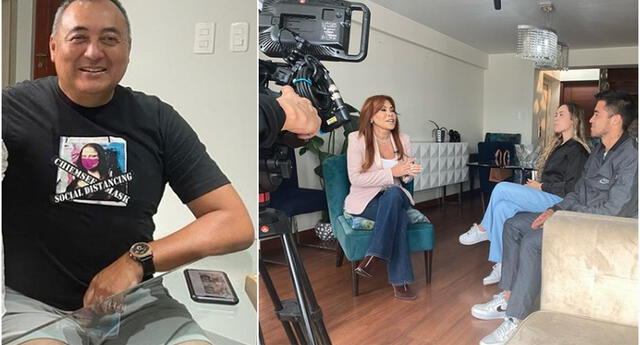 Jorge cuba saluda entrevista de Magaly Medina a su hijo Rodrigo Cuba.