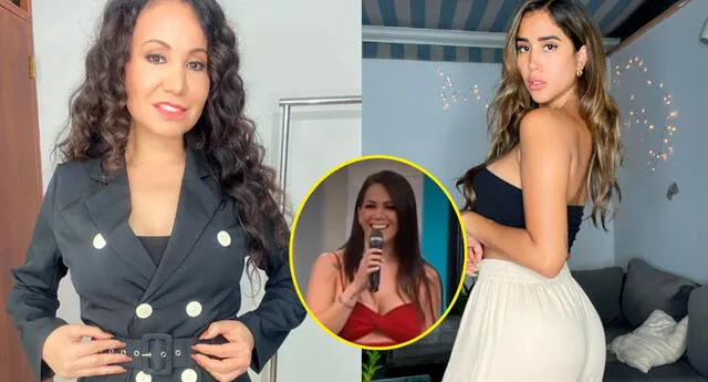 Janet Barboza se confunde al presentar a Melissa Klug