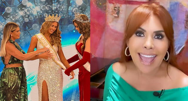 Magaly Medina arremete contra Miss Perú 2022.