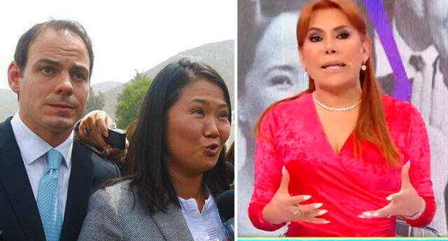 Magaly Medina se pronuncia sobre divorcio de Keiko Fujimori y Mark Vito.