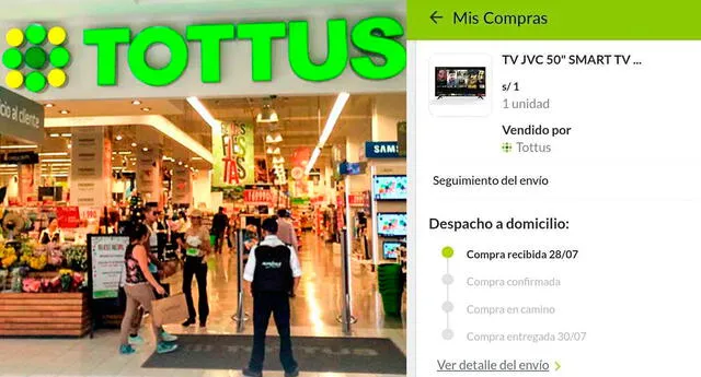Tottus se sumó a los precios de locura y remató televisores a solo por S/1  | El Popular