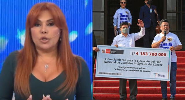 Magaly Medina cuestiona a Andrés Hurtado por 'trato' con Pedro Castillo