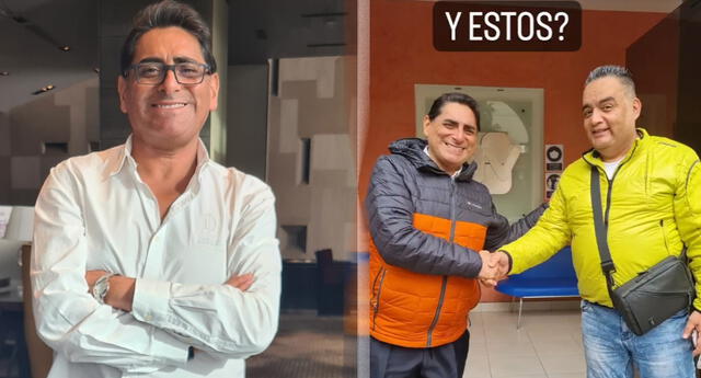 Carlos Álvarez emocionado de volver a ver a Jorge Benavides tras reencuentro en ATV.