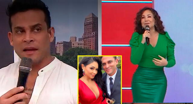 Janet Barboza reclama a Christian Domínguez por no saludar con abrazo cuando está con Pamela Franco