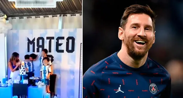  Lionel Messi sorprende al realizar pequeña fiesta a su hijo pese a ser millonario  