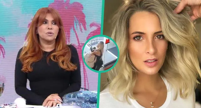 Macarena Gastaldo: Magaly Medina revela imagenes que desmienten versión de  la modelo en Magaly TV La Firme; video | El Popular