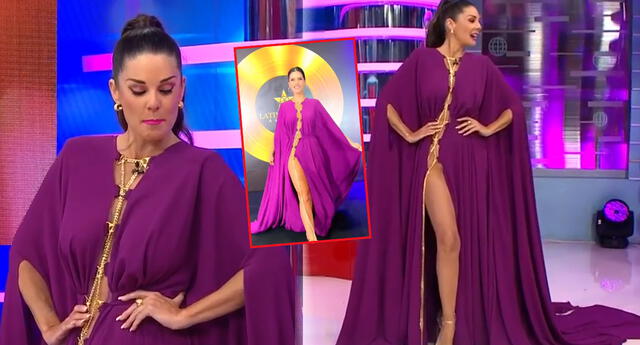 Rebeca Escribens sorprende con mismo vestido de María Pía Copello.