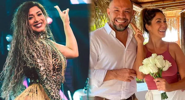 Paula Arias se la encargada de poner a bailar a Tilsa Lozano y a Jackson Mora en su matrimonio.