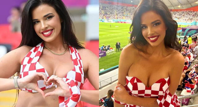 Ivana Knöll: quién es la Miss Croacia que se volvió viral en el Mundial  Qatar 2022, video | El Popular