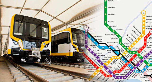 Metro de Lima, Línea 3: lista de estaciones y rutas completas del proyecto  que unirá 12 distritos del norte y sur de la capital | MTC | Tren  subterraneo | El Popular