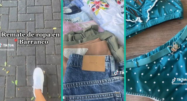 TikTok viral: Remate de ropa en Barranco desde 5 soles la rompe en TikTok:  “Pasen el dato” | El Popular