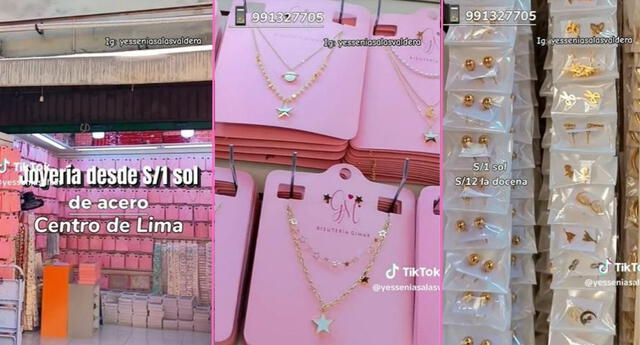 TikTok viral: joven muestra dónde comprar joyas desde 1 sol en el de Lima y datazo es tendencia en sociales | video | internet | El Popular