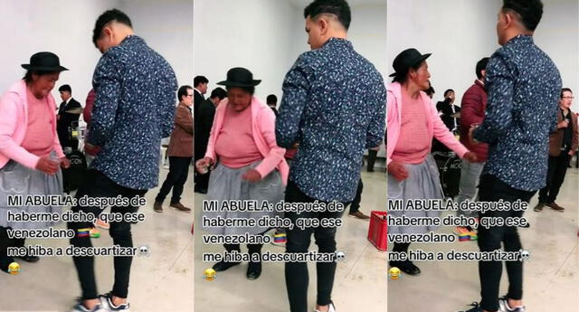 Tiktok Viral Peruana Capta A Su Abuelita Bailando Con Su Pareja Venezolana Y Queda En Shock En