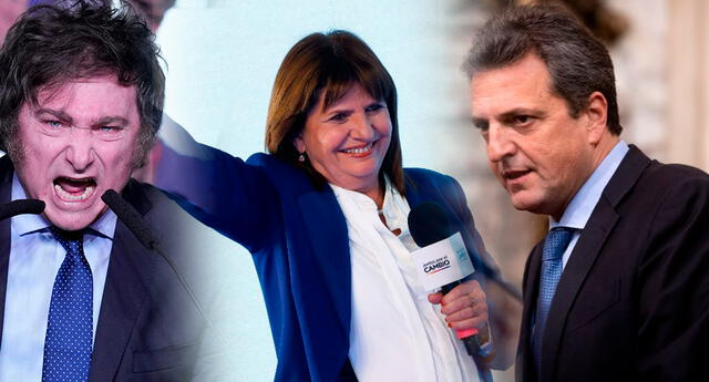 Milei, Bullrich o Massa, ¿quién va ganando las últimas encuestas presidenciales 2023 en Argentina? | El Popular